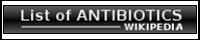 list of anntibiotics
